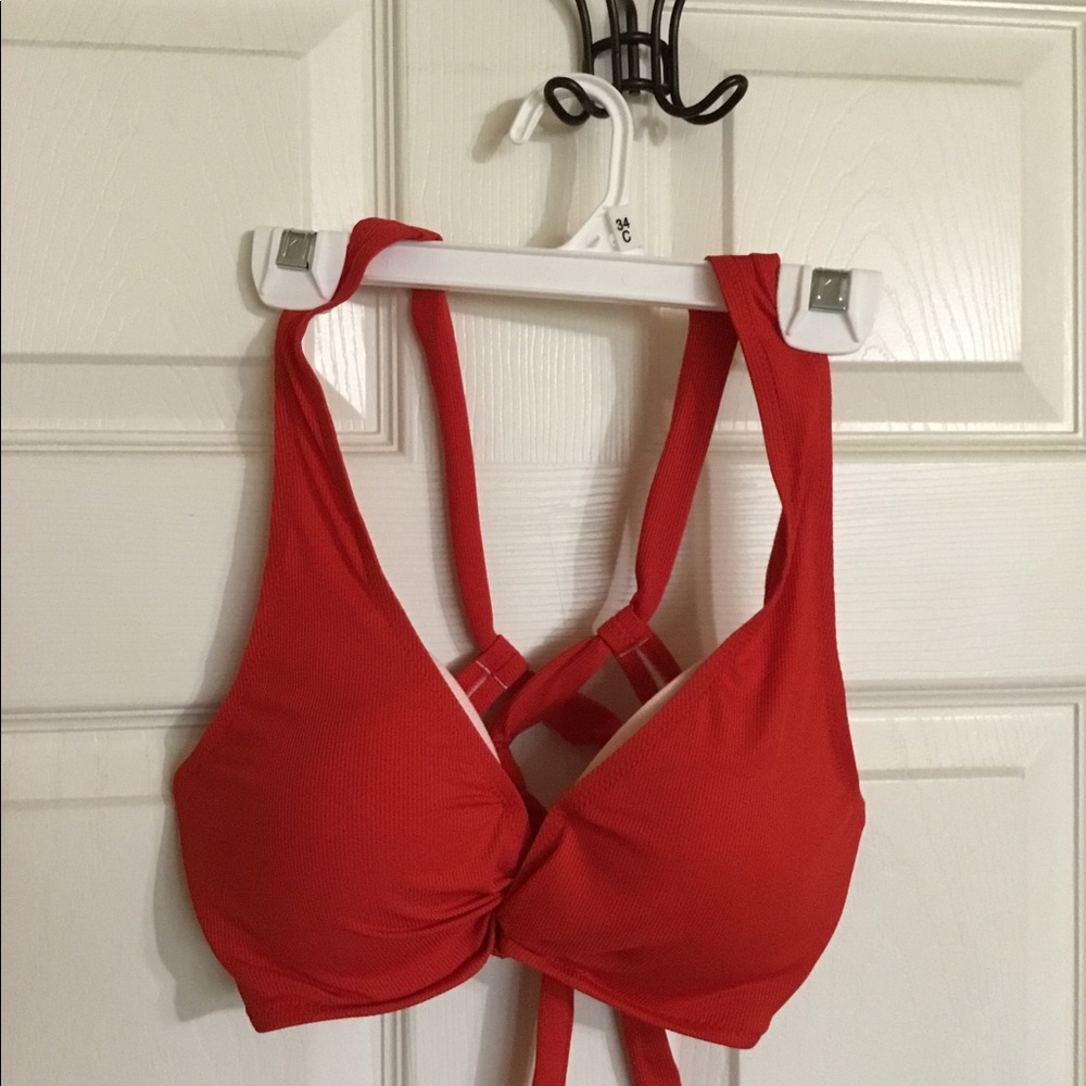 Shade & Shore Red Bikini 👙 Top size 34C